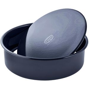 Produktbild für Backform Dr.Oetker-Küchenhelfer mit Flach-&amp; Rohrboden, Emaille