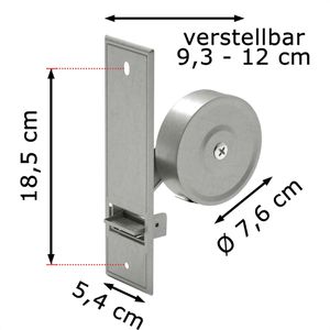 Produktbild für Gurtwickler Bauheld mit Lochabstand 185mm