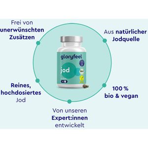 Produktbild für Jod gloryfeel 365 Tablette, BIO
