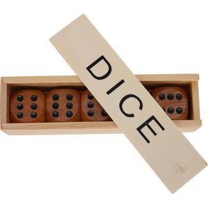 Produktbild für Würfel Philos 7003, Holzwürfel, braun