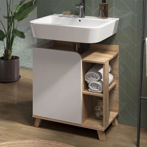 Produktbild für Waschbeckenunterschrank Vicco Karen, stehend