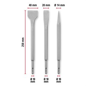 Produktbild für Meißel Einhell 240285, SDS+