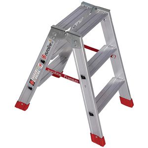 Produktbild für Stehleiter Euroline Nr. 30577, 3057703, beidseitig begehbar