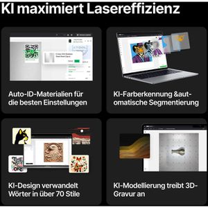 Produktbild für Graviermaschine xTool F2 Ultra Dual-Laser, 220 x 220mm