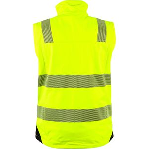 Produktbild für Warnweste ASATEX Prevent Softshell, signalgelb-schwarz