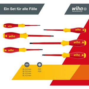 Produktbild für Schraubendreher Wiha SoftFinish electric, 25477, Set
