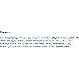 Produktbild für Remoulade Homann 50% Fettgehalt