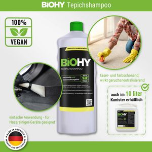 Produktbild für Teppichreiniger BiOHY 100% vegan, nachhaltig, Bio