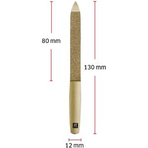 Produktbild für Nagelfeile Zwilling Saphir Premium, Gold Edition, Edelstahl
