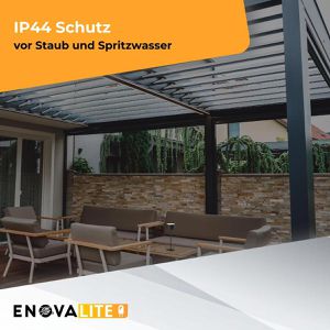 Produktbild für Tischlampe Enovalite ELED700400, schwarz mit LED