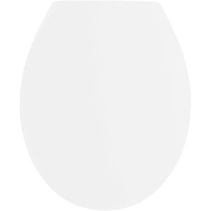 Cornat WC-Sitz Palu, weiß, Kunststoffscharnier, Kunststoff