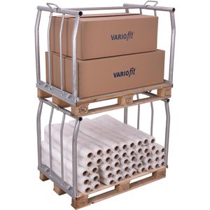 Produktbild für Palettenaufsatz VARIOfit Typ 66, vpa-080.010, verzinkter Stahl