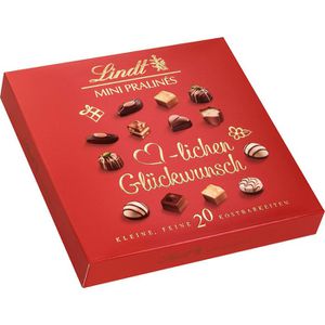 Pralinen Lindt Herzlichen Glückwunsch Mini-Pralinen, 20 Stück