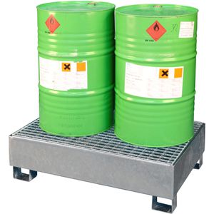 Produktbild für Auffangwanne CEMO SW2, 7687, aus verzinktem Stahl