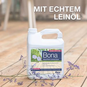 Produktbild für Holzreiniger Bona Leinöl-Seife für Holzterrassen