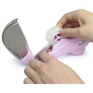 Produktbild für Klebebandabroller RAPESCO 1441, SupaCut, rosa