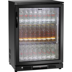 Produktbild für Getränkekühlschrank Bartscher 700121 mit Glastür, abschließbar
