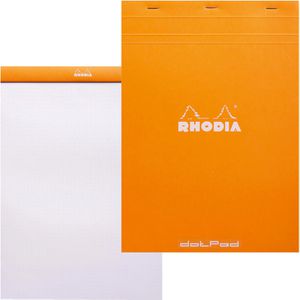 Notizblock Rhodia 18558C, dotpad, orange, A4