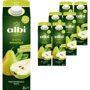 Produktbild für Saft albi Birne naturtrüb, Direktsaft ohne Zuckerzusatz