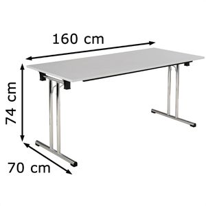 Produktbild für Klapptisch Sodematub TPCH167G, aus Holz