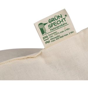 Produktbild für Wärmekissen GRÜNSPECHT Mama Hase, 34 x 25 cm, mit Rapssamen