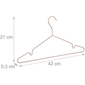 Produktbild für Kleiderbügel Relaxdays 100247450, aus Metall