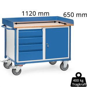 Produktbild für Werkstattwagen Fetra 2438, Tragkraft 400 kg
