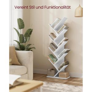 Produktbild für Bücherregal Vasagle LBC11WT, weiß