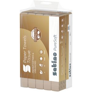 Produktbild für Papierhandtücher Satino PureSoft, 277560, PT2, 2-lagig