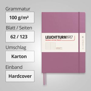 Produktbild für Notizbuch Leuchtturm1917 Master Slim, 372338, Karton Hardcover