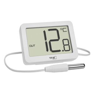 Thermometer TFA 30.1066.02, mit LC-Display, digital