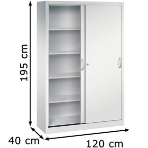 Produktbild für Schiebetürenschrank CP-Möbel Acurado, 2040-00, abschließbar