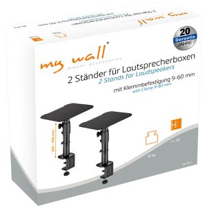 Produktbild für Lautsprecherständer myWall HS30L, schwarz, aus Metall, 2 Stück