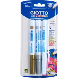 Produktbild für Metallic-Stifte GIOTTO-Fila farbig sortiert