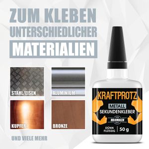 Produktbild für Sekundenkleber Kraftprotz Metall, KPDFM50