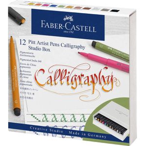 Produktbild für Kalligraphie-Stift Faber-Castell Pitt Artist Pen, sortiert