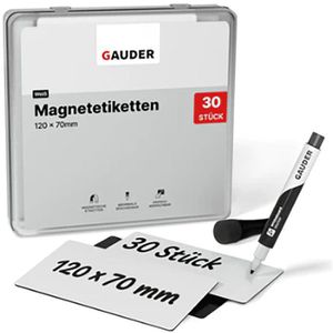 Magnetschilder Gauder ME-120x70, weiß