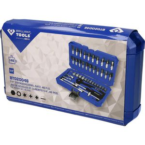 Produktbild für Steckschlüssel Brilliant-Tools BT020046, 46-teilig