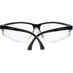 Produktbild für Schutzbrille Infield Terminator, schwarz, Bügelbrille