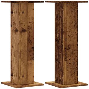Produktbild für Lautsprecherständer vidaXL Altholz-Optik, aus Holz, 2 Stück