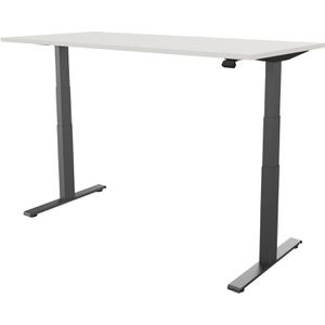 Produktbild für Schreibtisch fm-Büromöbel fouraction weiß / anthrazit