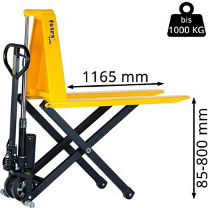 Produktbild für Hubwagen Fetra 6815, Tragkraft 1000kg