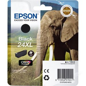 Tinte Epson 24XL C13T243140 Elefant, schwarz
