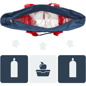 Produktbild für Kühltasche achilles AD233nare Shopper-Tasche blau/rot faltbar