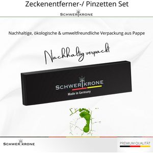 Produktbild für Zeckenzange Schwertkrone Zecken-Set 4-teilig