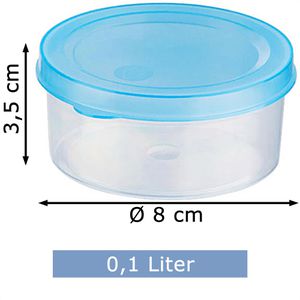 Produktbild für Frischhaltedose Kigima MiraHome blau, aus Kunststoff