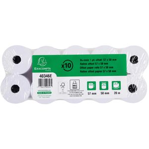 Produktbild für Kassenrollen Exacompta 40346E 57mm x 20m x 12mm