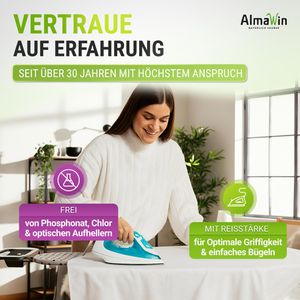 Produktbild für Waschmittel AlmaWin Konzentrat Lavendelduft, vegan