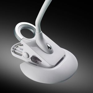 Produktbild für Schreibtischlampe Hansa Swirl, weiß, LED, dimmbar