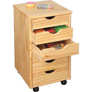 Produktbild für Rollcontainer Inter-Link Nils 30600300, aus Holz, kiefer
